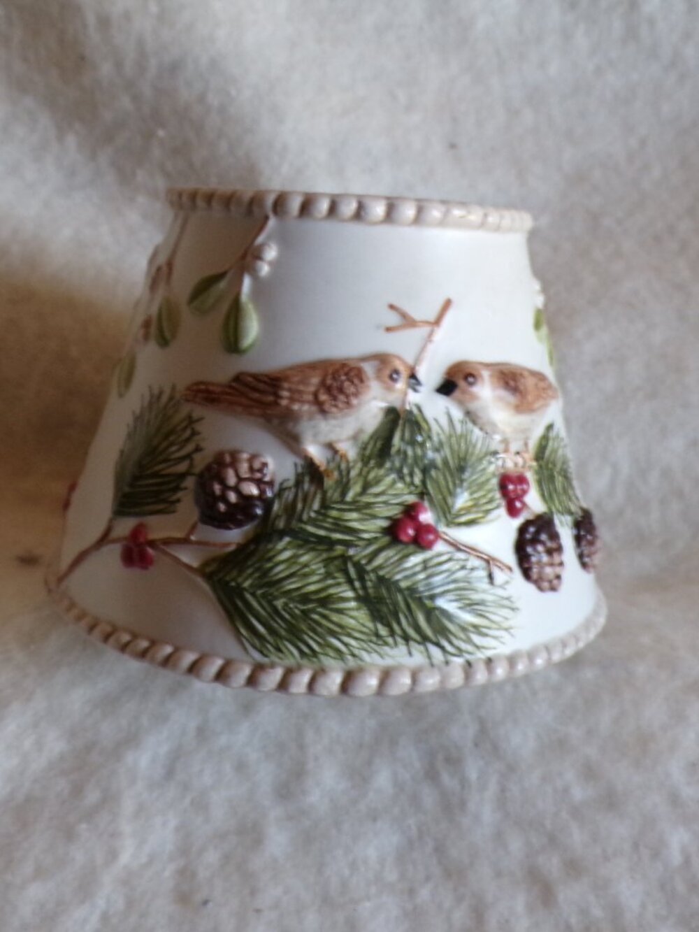 Yankee Candle Lampshade Topper Shade Ceramic Small